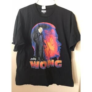Marvel Avengers Infinity War WONG Black Crew Neck Short Sleeve Men’s T Shirt 2XL